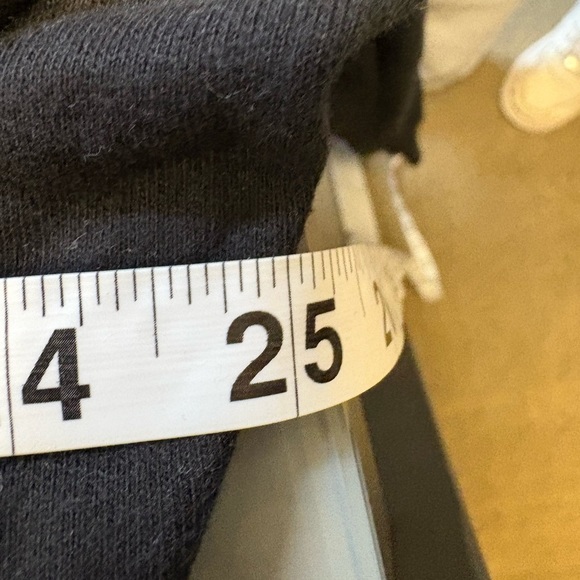 RYU Black White Oversized Athleisure V-Neck Long Sleeve Sweater women's Large - Picture 10 of 11